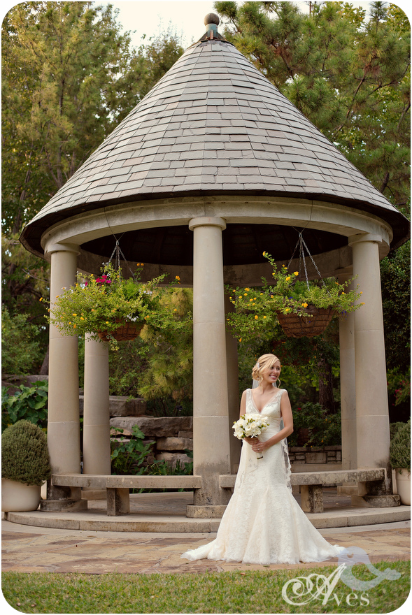 Fort Worth Botanical Gardens Bridal Portraits Robert Carr Chapel Soft Romantic Bridals Lace Dress Fitted Deep V Button Back Fingertip Veil Delicate Gorgeous 5753 True Joy.